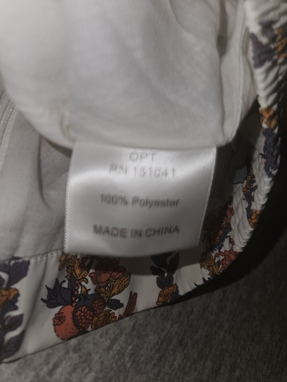 O.P.T.Floral Elastic Zip A line Tiered Midi Skirt ...small - Picture 7 of 13